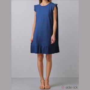 Bellambra 100% Linen Ruffle Dress